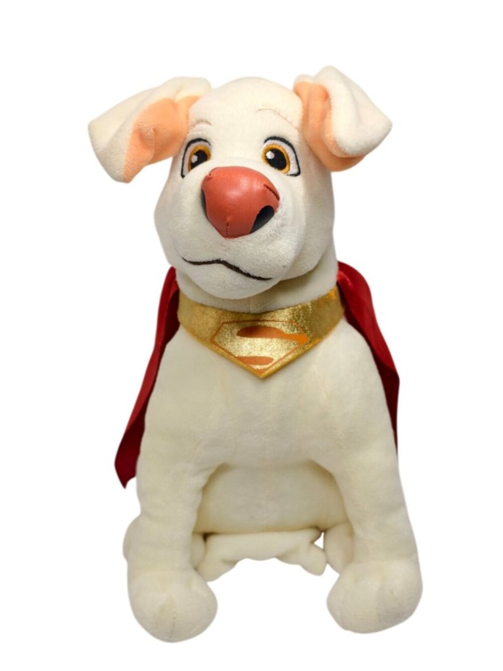 DC Superdog 10.5" Talking Interactive Super-Pets Krypto Plush Red Cape S Logo Co